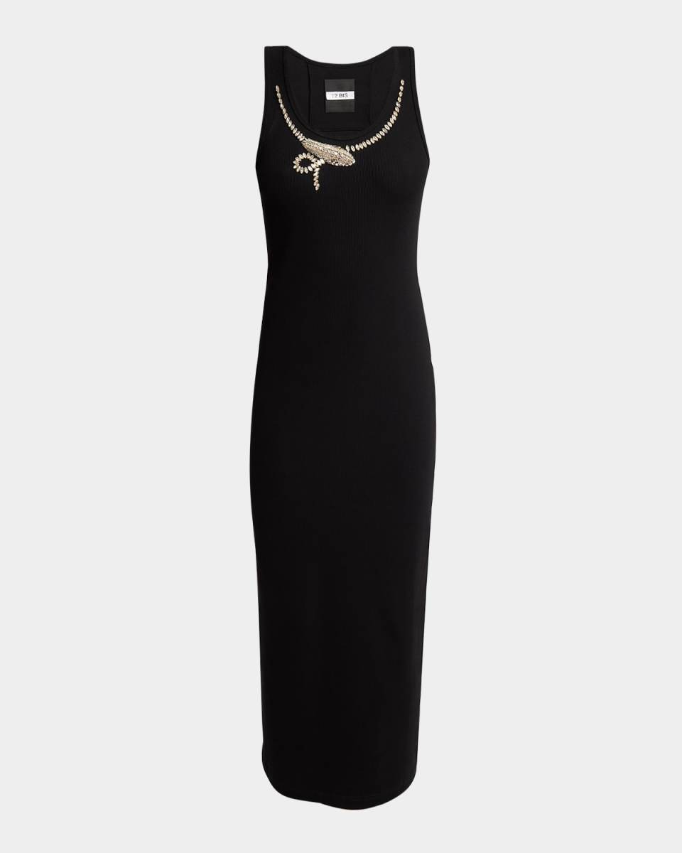Snake Crystal Tank Dress